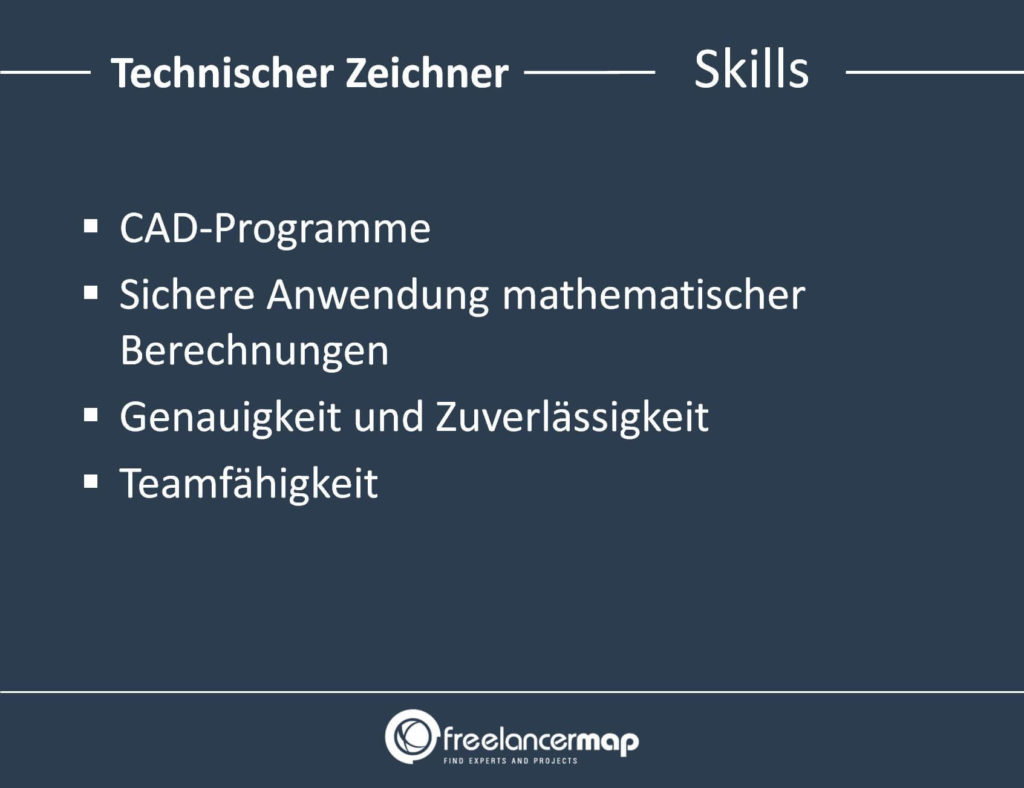 Skills eines Technischen Zeichners
