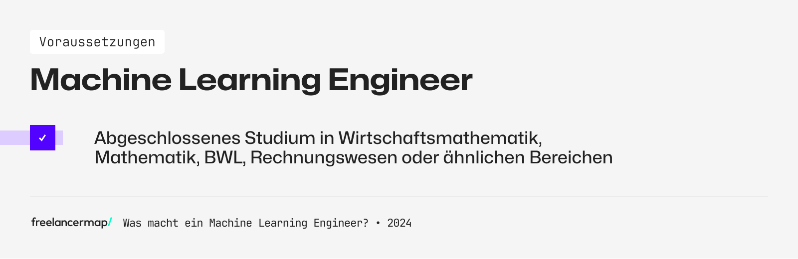 machine learning engineer voraussetzungen