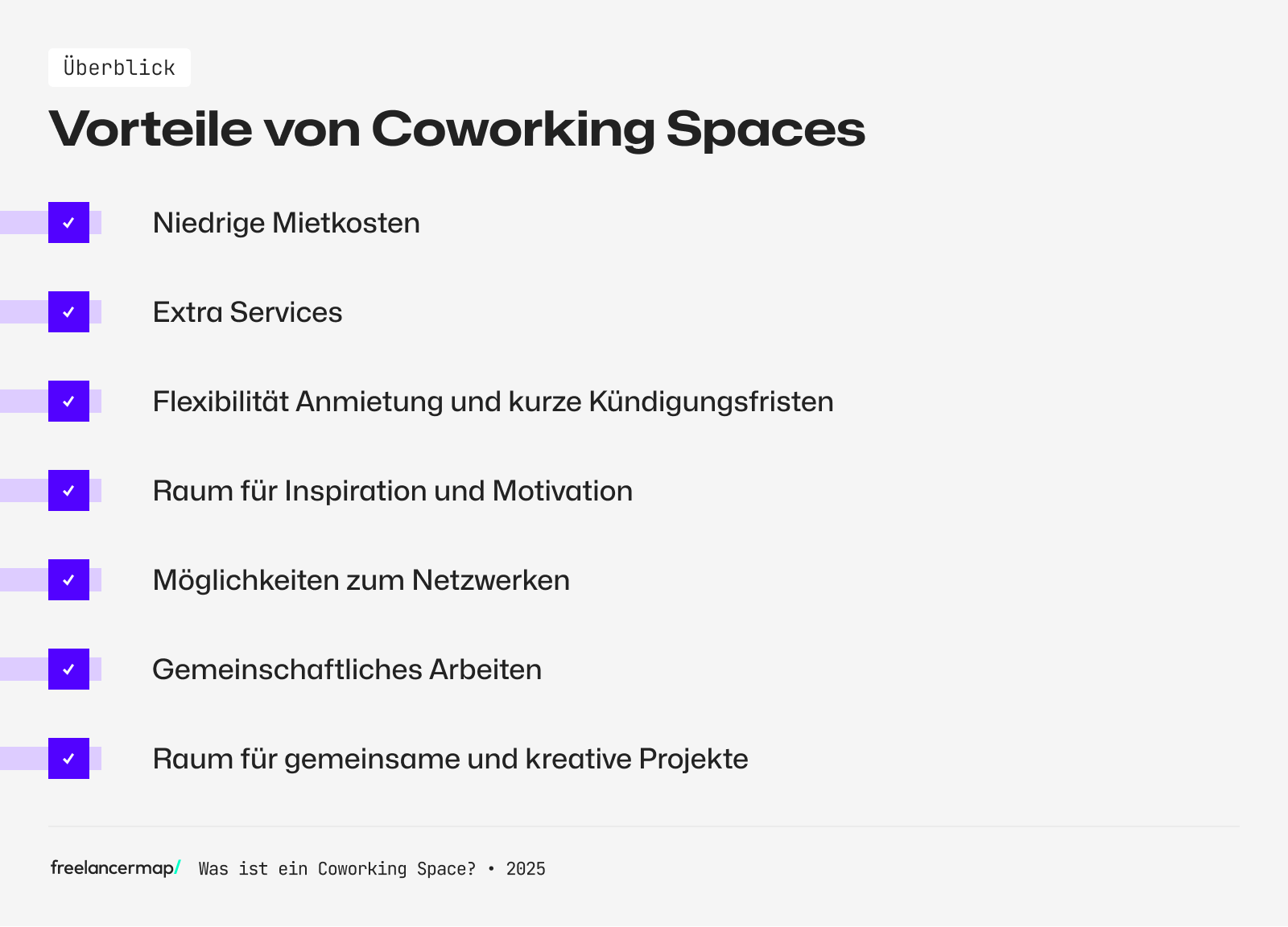 Vorteile eines Coworking-Spaces