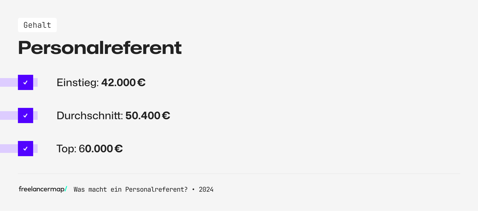 Einkommen angestellter Personalreferent