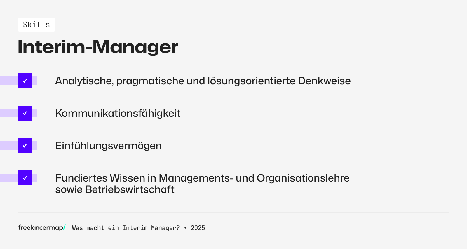 Hard Skills und Soft Skills von Interim Managern