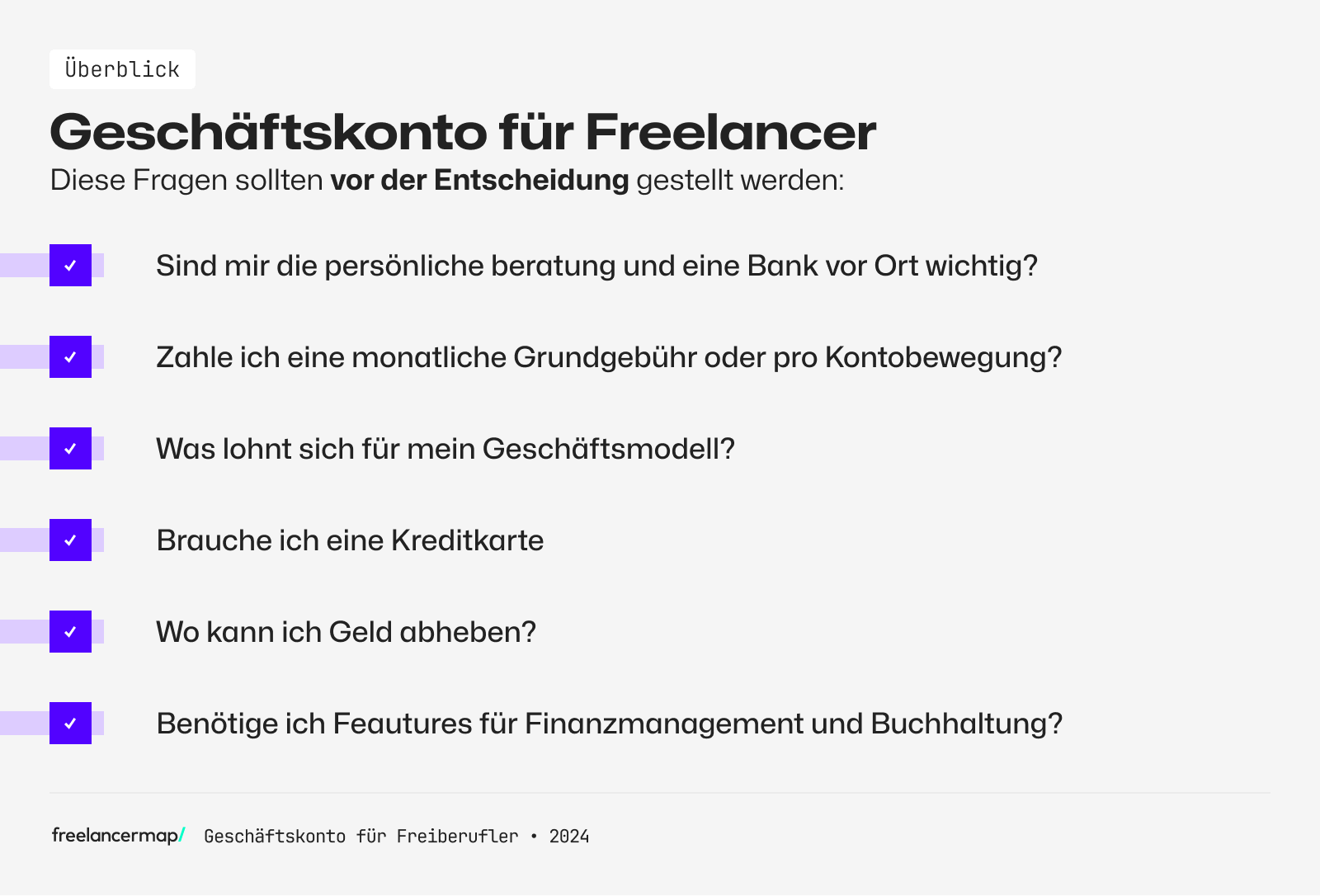 Fragen, die bei der Auswahl eines Geschäftskontos hilfreich sein können