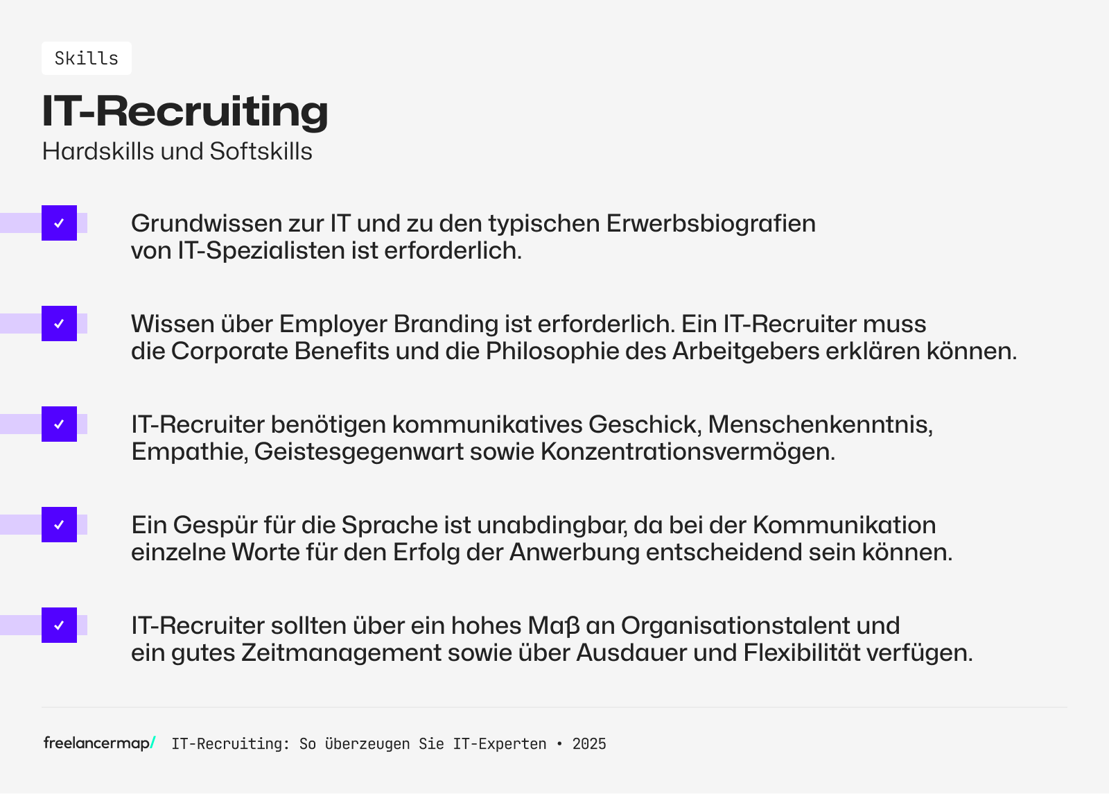Hard Skills und Soft Skills von IT Recruitern