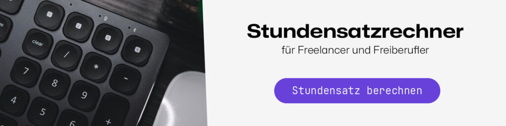 Stundensatzrechner Freelancer