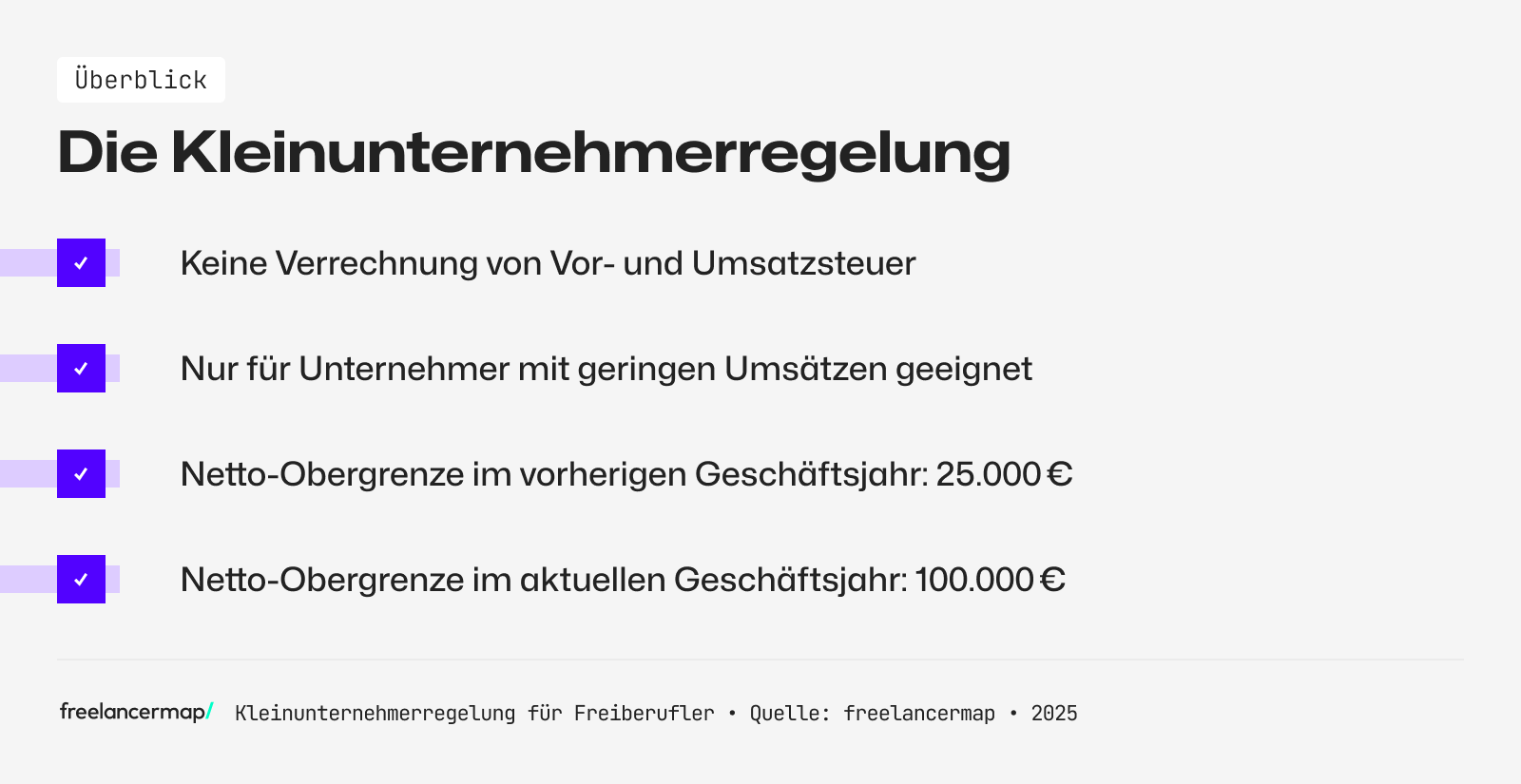 Ein Überblick über die Kleinunternehmerregelung