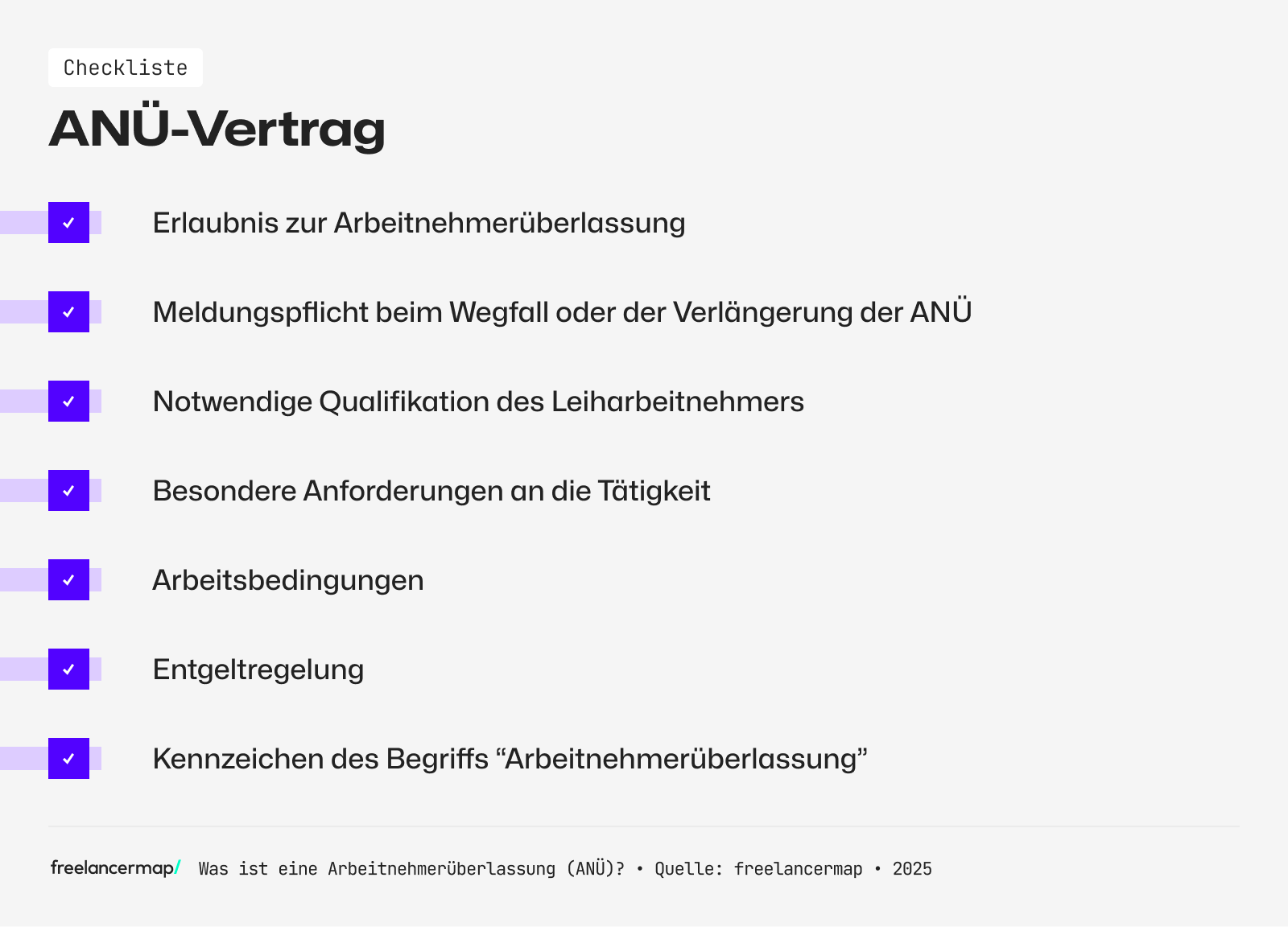 Ein Arbeitnehmerüberlassungsvertrag muss einige Punkte enthalten