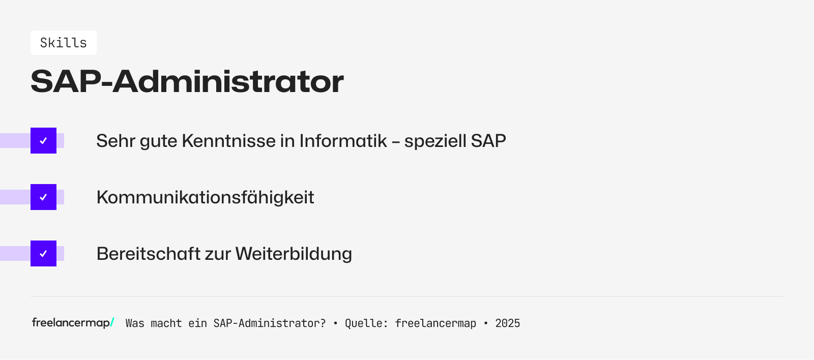 Ein SAP-Administrator hat gute Informatik Kenntnisse