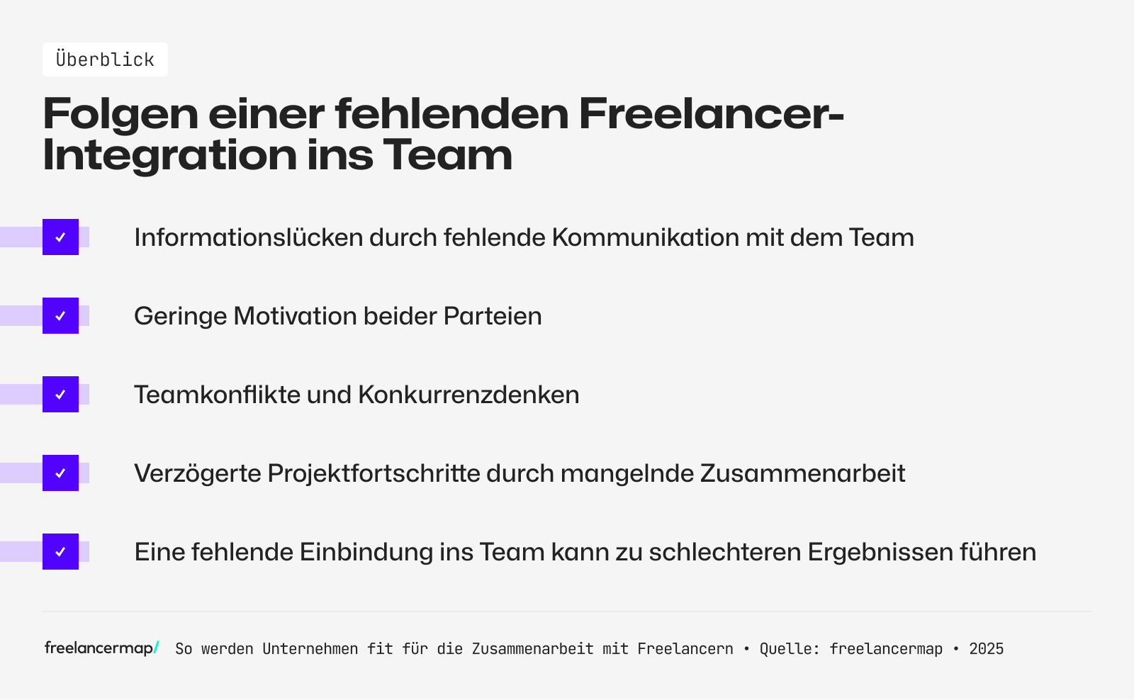 Eine gute Integration erleichtert Freelancerin ihre Arbeit