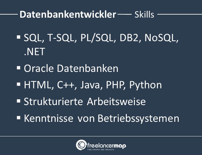 Datenbankentwickler-Skills