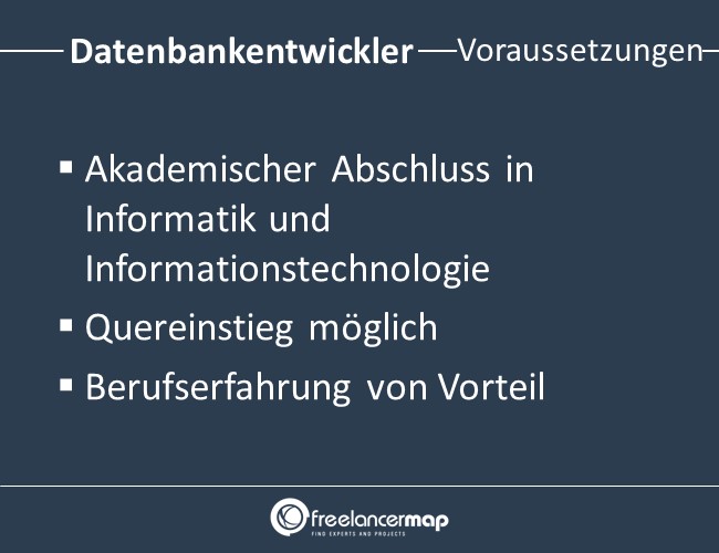 Datenbankentwickler-Voraussetzungen-Einstieg
